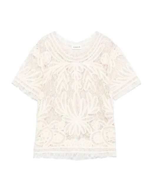 T-Shirt di P.A.R.O.S.H. in White