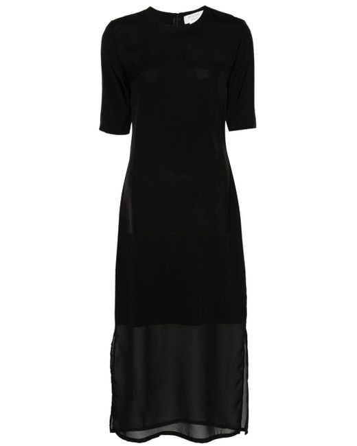 Sportmax Black Kleid mit kurzen Ärmeln