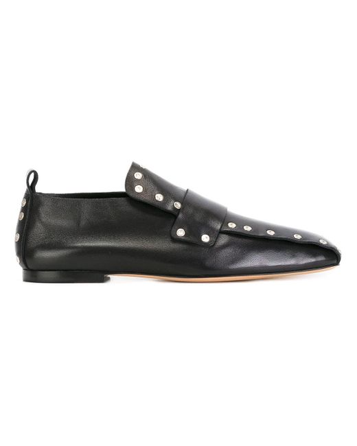 Céline Black - Studded Loafers - Women - Lamb Skin/leather/rubber - 38