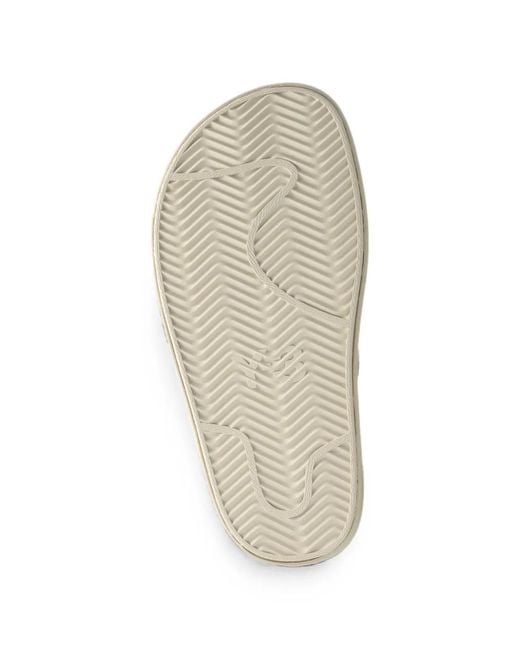 Y-3 White Logo-Print Leather Sandals