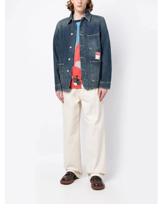 KENZO Blue Jackets for men