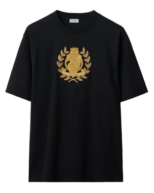 Burberry T-Shirt mit B-Schild in Black für Herren