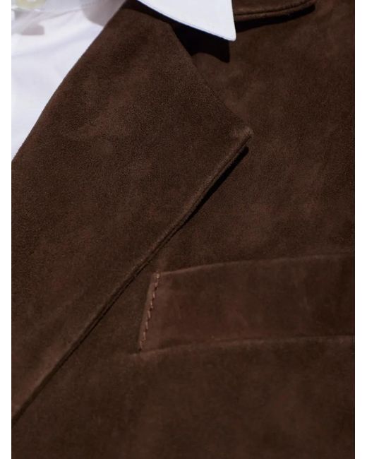 Arma Brown Safia Double-Breasted Jacket