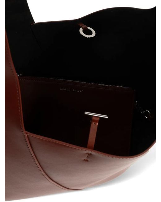 Borsa Tote Con Anello di Samsøe & Samsøe in Brown