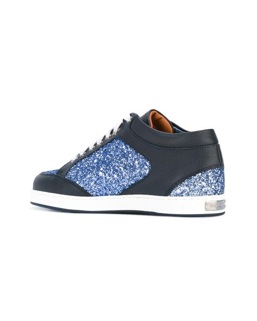 navy sparkly trainers