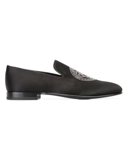 versace loafers medusa versace medusa loafers in black for lyst versace loafers medusa versace medusa loafers in black for lyst