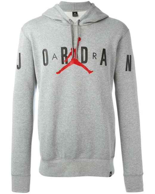 Nike Gray Air Jordan Hoodie for men