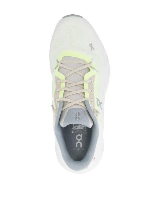 On Shoes White Cloudtilt Sneakers Mit Logo-Prägung