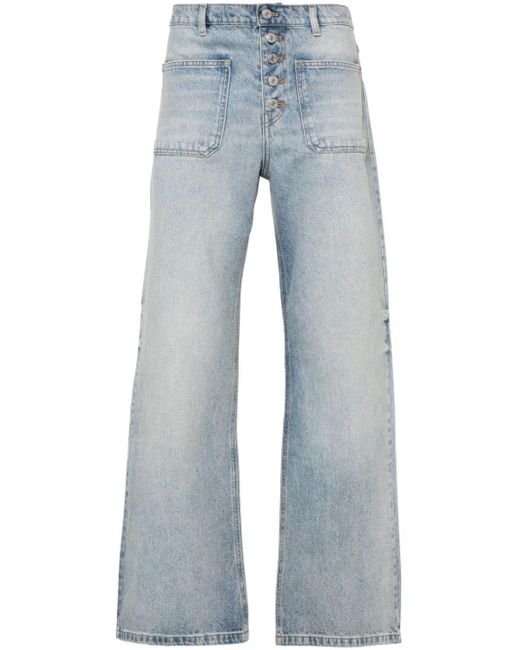 Courreges Straight Jeans in het Blue voor heren