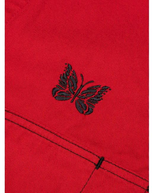 Needles X Smith's Butterfly-Embroidered Shirt Jacket for men
