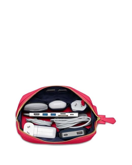 Maison De Sabre Pink The Tech Leather Pouch