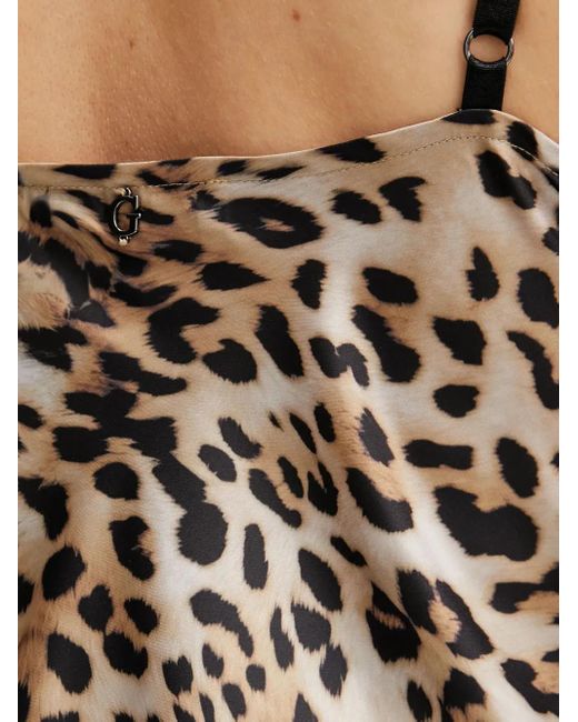 Guess Natural Leopard-Print Maxi Dress