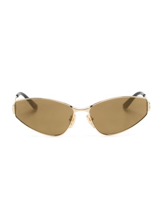 Gafas de sol con montura cat eye Balenciaga de color Natural