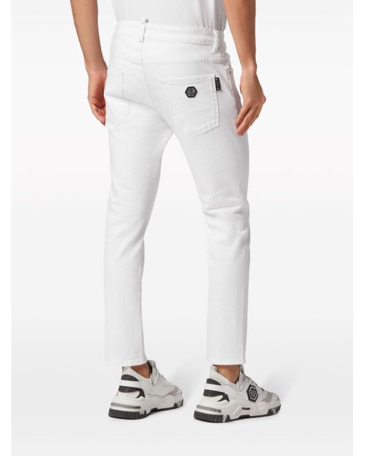 Philipp Plein White Jeans Skinny for men