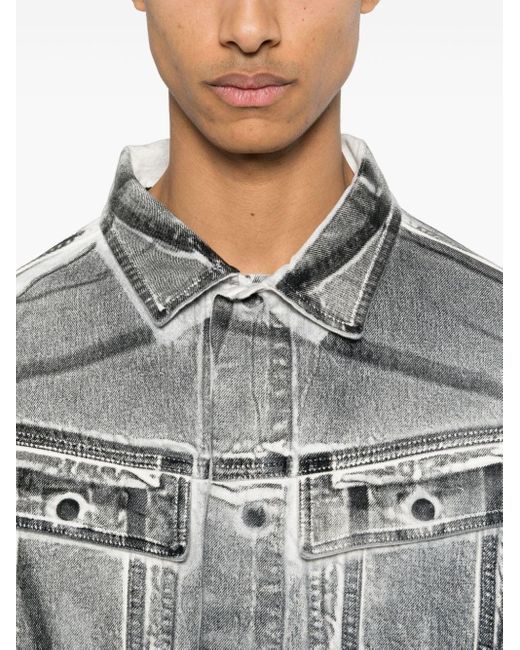 Calvin Klein Gray Denim Outerwear for men