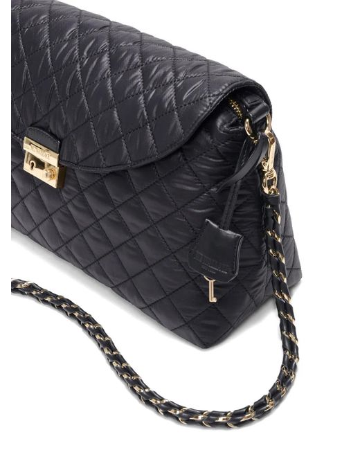 MZ Wallace Gray Crosby Lock Shoulder Bag