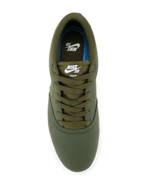Nike Sb Check Solarsoft Canvas Men's Skateboarding Shoe in Green for Men |  Lyst UK
