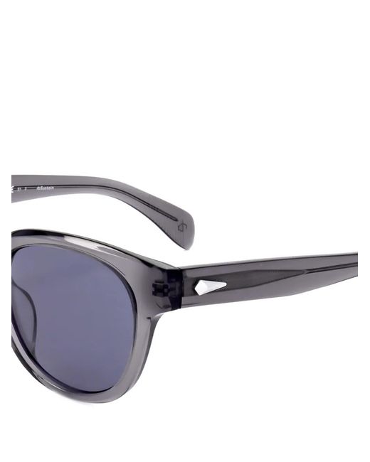 Rag & Bone White Round-Frame Sunglasses for men