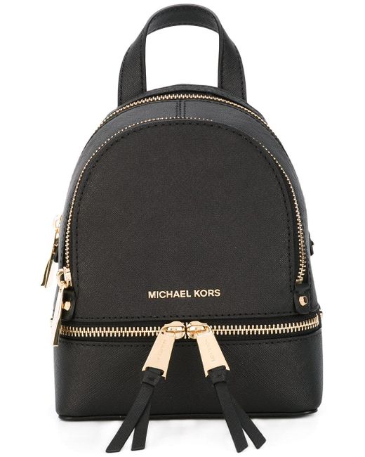 MICHAEL Michael Kors Black Removable Straps Mini Backpack