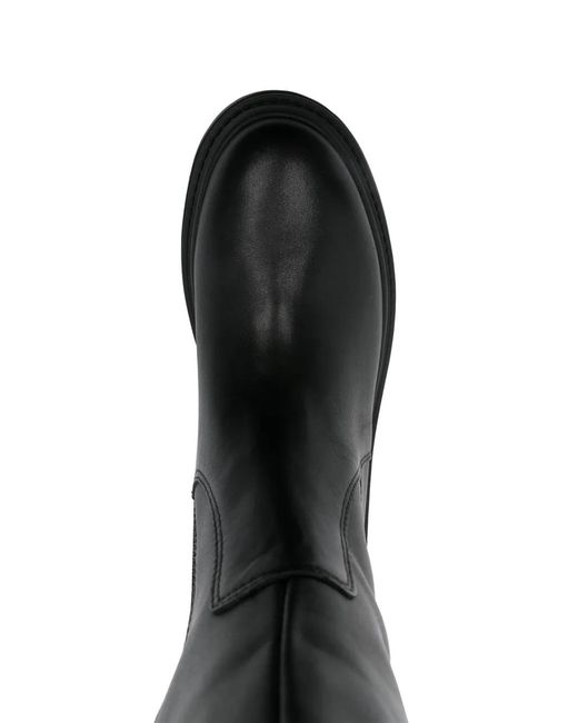 Pinko Black Mia Boot Calf Leather