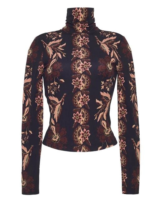 Cara Cara Coltrui Met Bloemenprint in het Blue