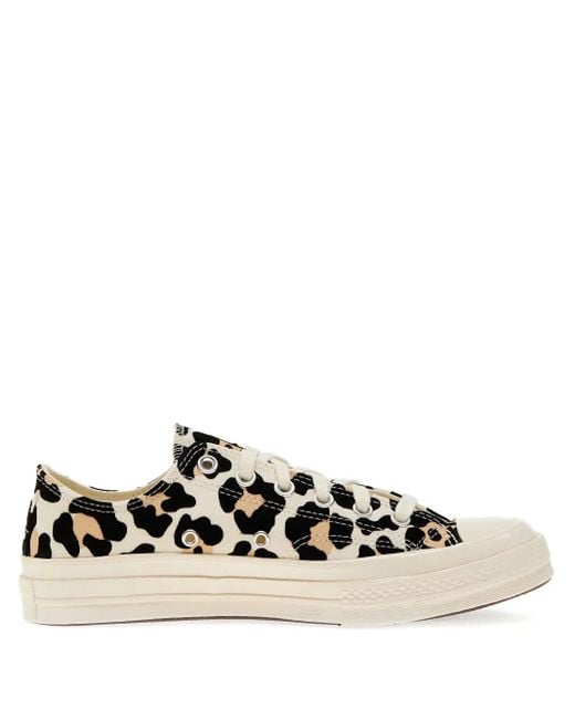 Sneakers Chuck 70 Con Stampa Leopardo di Converse in Natural