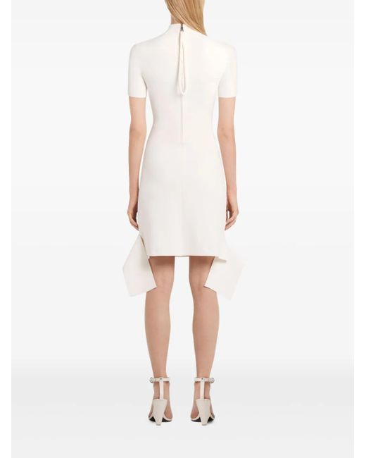 Courreges White Scuba Mini Dress
