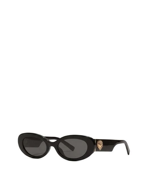 Dolce & Gabbana Gray Devotion Sunglasses