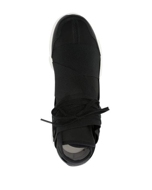 Y-3 Black And Off Qasa Sneakers