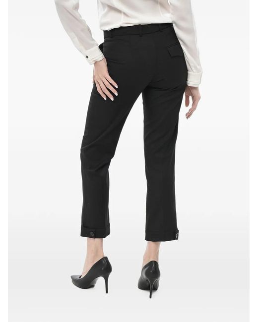 THE GARMENT Black Pluto Cropped Trousers