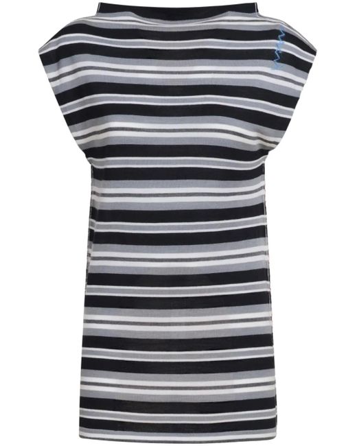 Marni Top Met Colourblocking in het Black
