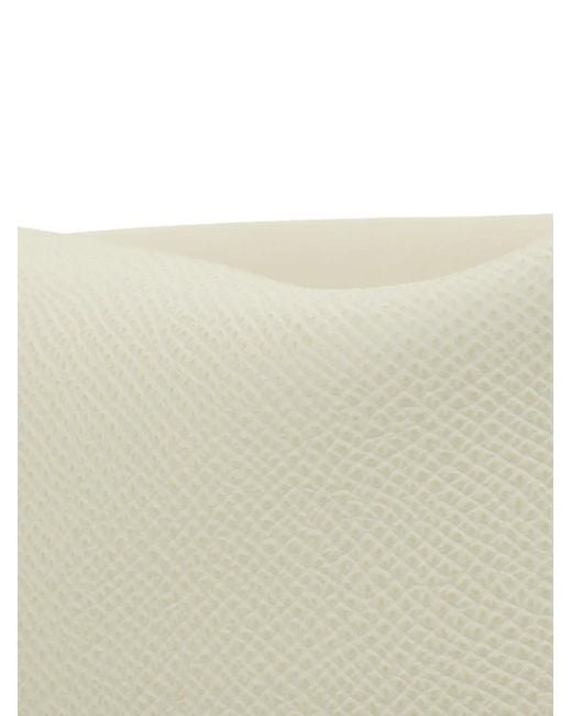 Borsa Tote Mochi Mini di Valextra in White