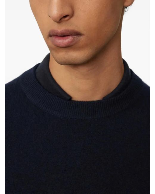 Lisa Yang Blue Cashmere Sweater for men