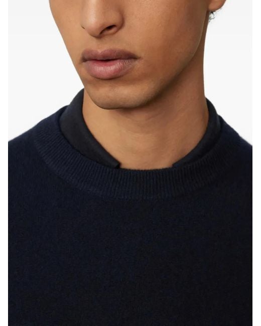 Lisa Yang Blue Cashmere Sweater for men