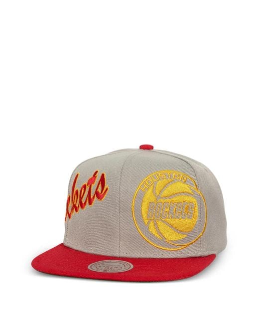Mitchell & Ness Gray Youth Houston Rocket Cap for men