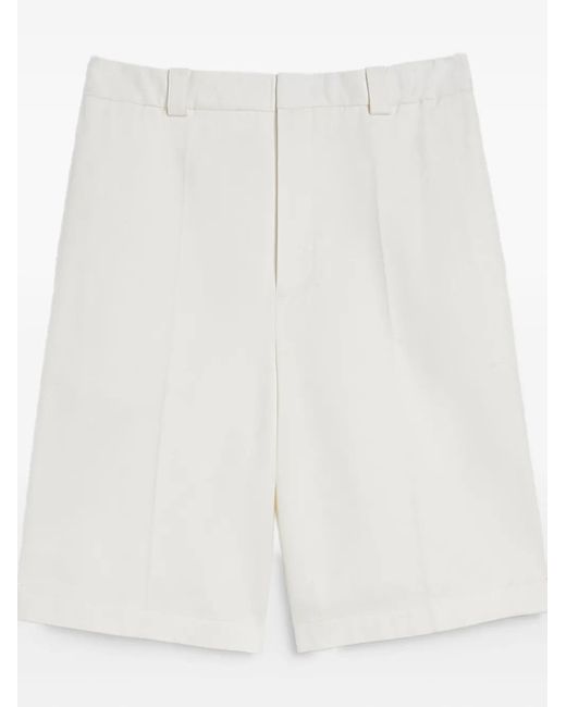 メンズ Jil Sander ベルテッド ショートパンツ White