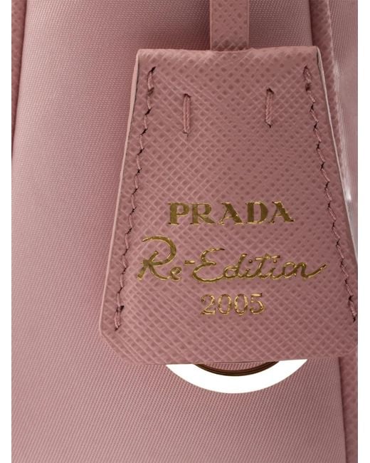 Prada Pink Mini Re-Edition 2005 Shoulder Bag