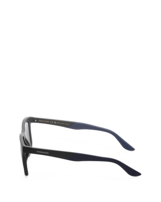 Ferragamo Gray Square-Frame Sunglasses for men