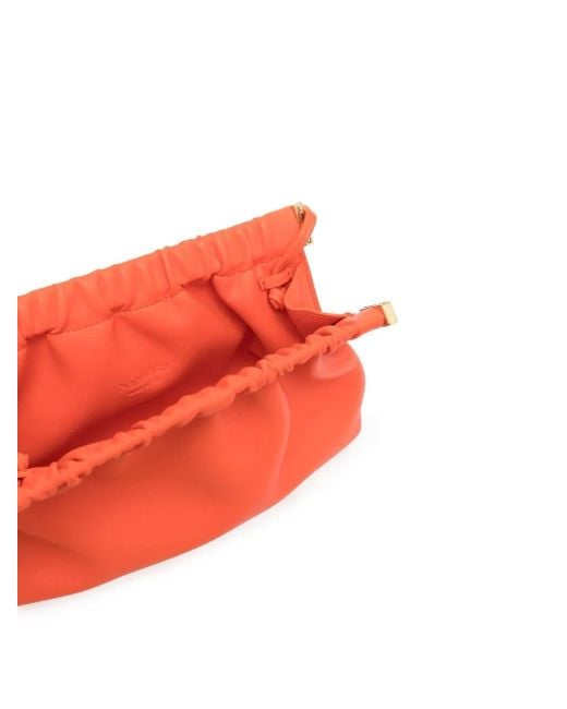 Nanushka Orange Sac À Bandoulière À Bride Porté Épaule