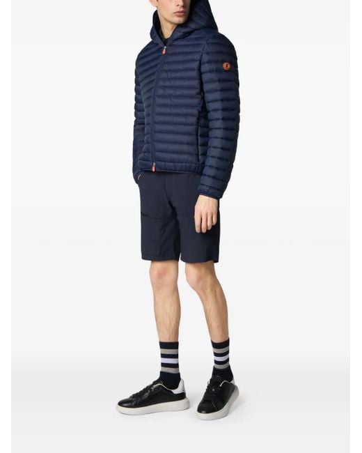 Save The Duck Blue Padded Jacket for men