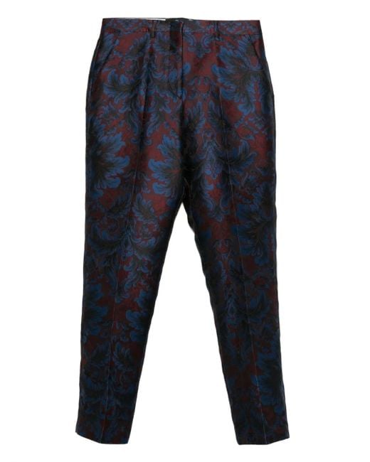 Etro プリント パンツ Blue