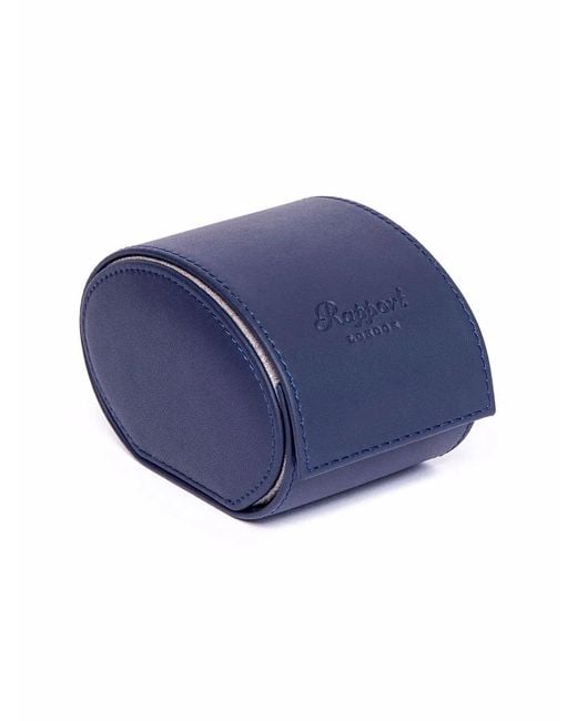 Rapport Blue Hyde Park Three Watch Roll Case for men