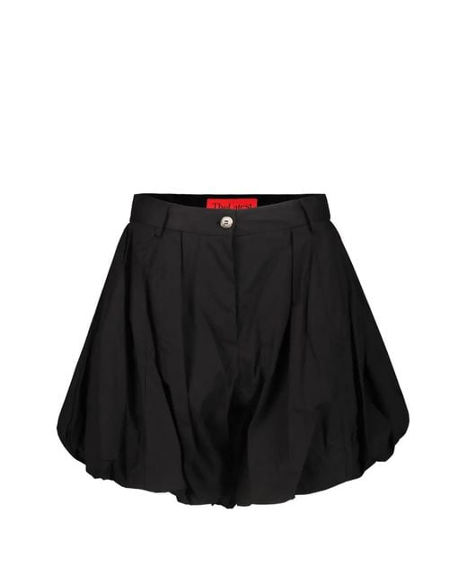 Thelatest Black Pleated Shorts