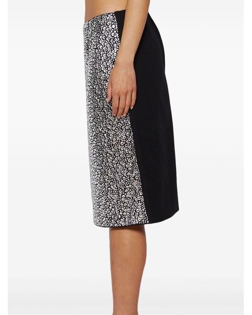 16Arlington Gray Delta Sequin-embellished Skirt