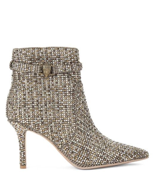 Kurt Geiger Brown 85Mm Kensington Ankle Boots