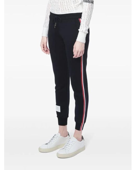 Thom Browne Blue Loopback Stripe Track Pants