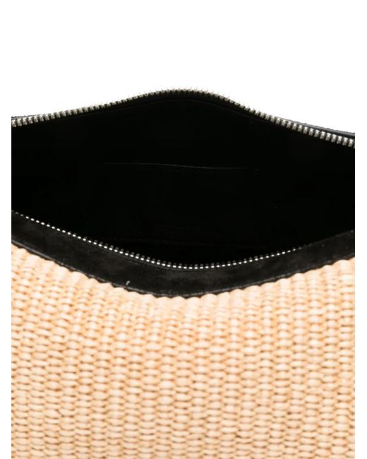 MINOBOSSI Metallic Small Anna Woven Shoulder Bag