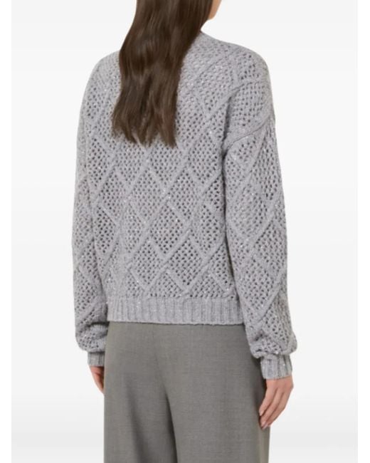 Max Mara Gray Sweaters