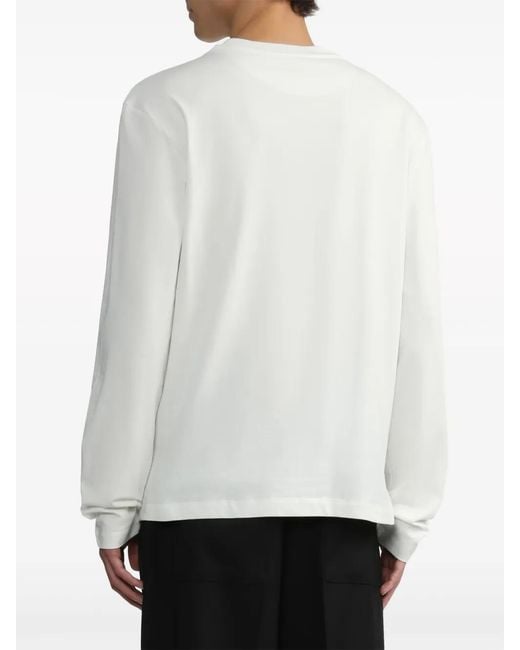 Jil Sander Black Logo-Patch Cotton T-Shirt (Set Of Three) for men