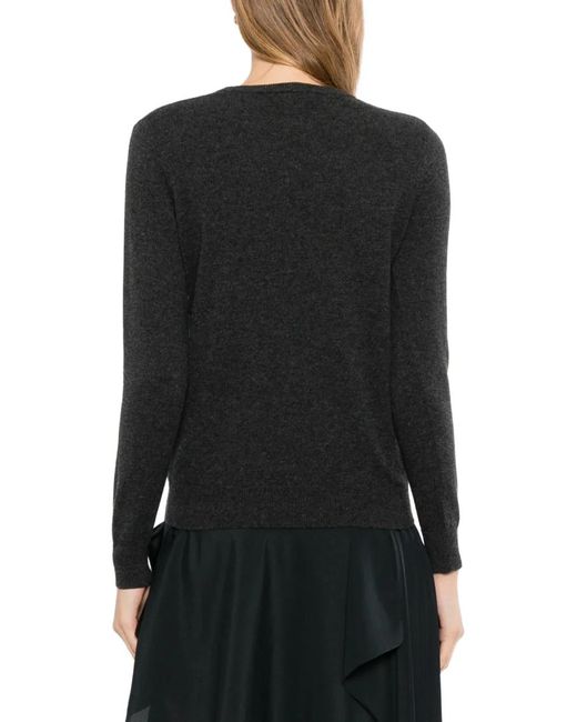 N.Peal Cashmere Black Evie Sweater